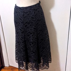 3/$33 Floral Gray Skirt